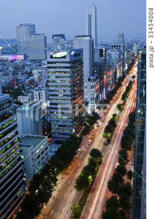高層ビル ソウル 夜景 33454008
