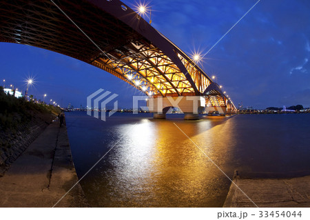 ソウル 城山大橋 夜景 33454044