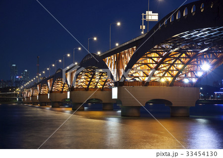 ソウル 城山大橋 夜景 33454130