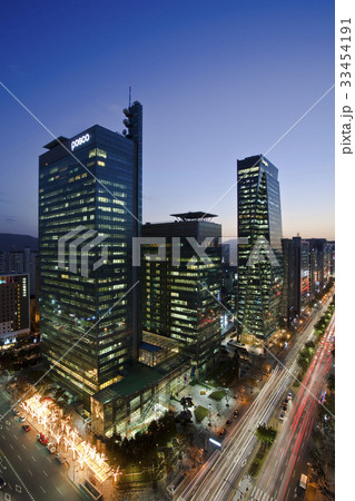 高層ビル ソウル 夜景 33454191