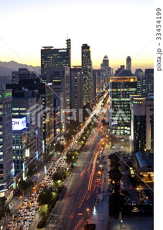 高層ビル ソウル 夜景 33454199
