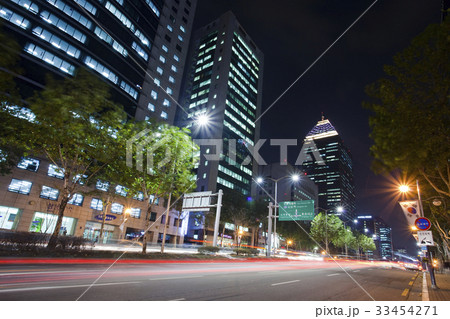 高層ビル 軌跡 ソウル 33454271