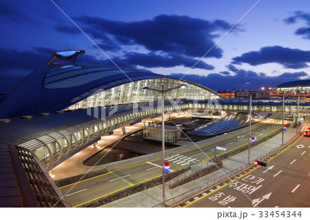 道路 夜景 永宗島 33454344