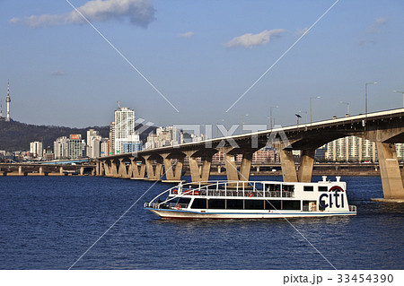 ソウル 元暁大橋 漢江 33454390