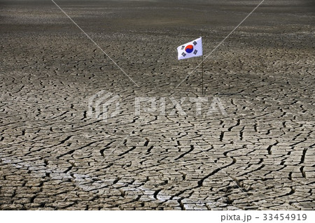 乾燥 地 太極旗 33454919