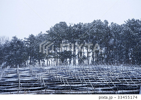 冬 農業 雪景色 33455174