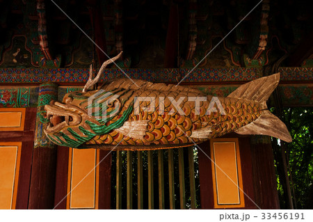 木魚 仏国寺 韓国 33456191