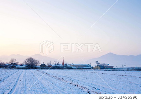 冬 田畑 村 33456590