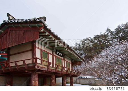 冬 古建築 書院 33456721