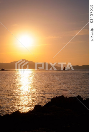 瀬戸内海の夕暮れ 瀬戸内海の夕暮れ 33457019