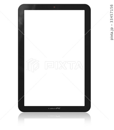 Blank vertical tablet PC template 33457156