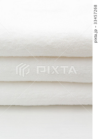 スパ・バスのイメージ　白いタオル 33457268