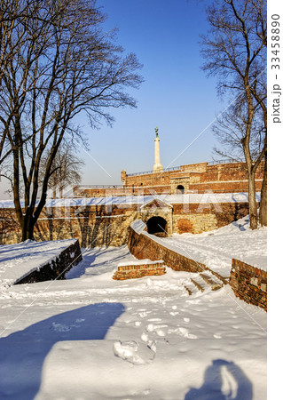 Belgrade fortress an winter 33458890