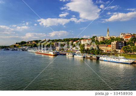 Belgrade from river Sava Belgrade from river Sava 33458930