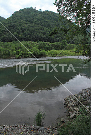 熊倉の渡し跡付近の犀川 33459167