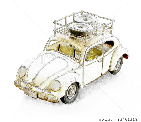 Retro car drawing sketch Retro car drawing sketch 33461318