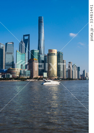 青空の上海、金融街 33461441