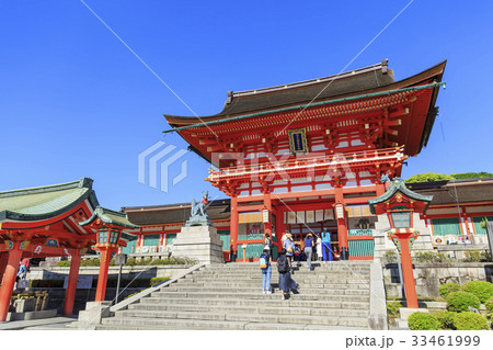 京都・伏見稲荷大社・楼門 京都・伏見稲荷大社・楼門 33461999