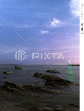 姫路市、小赤壁海岸の夜景(兵庫県姫路市木場) ※作品コメント欄に撮影位置情報有り 姫路市、小赤壁海岸の夜景(兵庫県姫路市木場) ※作品コメント欄に撮影位置情報有り 33462295