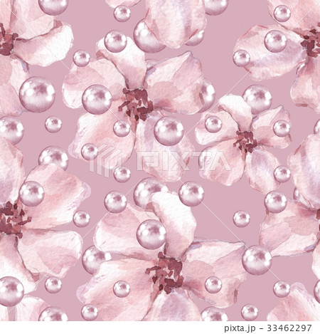 Floral seamless pattern with delicate flowers Floral seamless pattern with delicate flowers 33462297