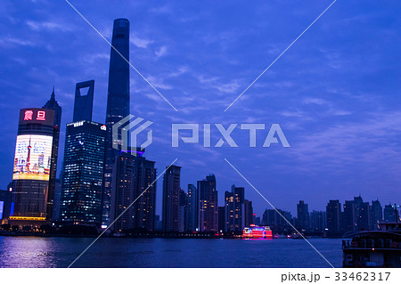 上海の夜景、金融街、外灘の夜 上海の夜景、金融街、外灘の夜 33462317