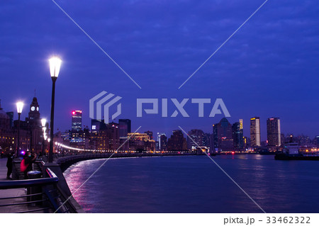 上海の夜景、金融街、外灘の夜 上海の夜景、金融街、外灘の夜 33462322