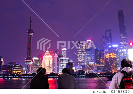 上海の夜景、金融街、外灘の夜 上海の夜景、金融街、外灘の夜 33462330