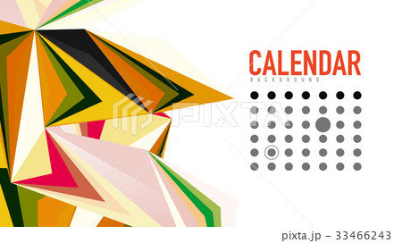 Modern triangle presentation template 33466243