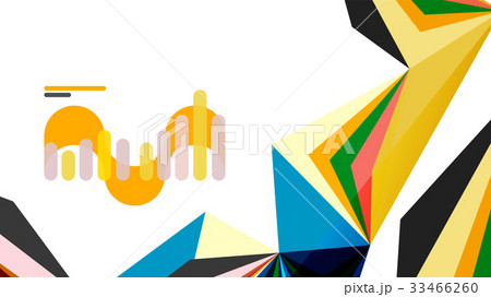 Modern triangle presentation template Modern triangle presentation template 33466260