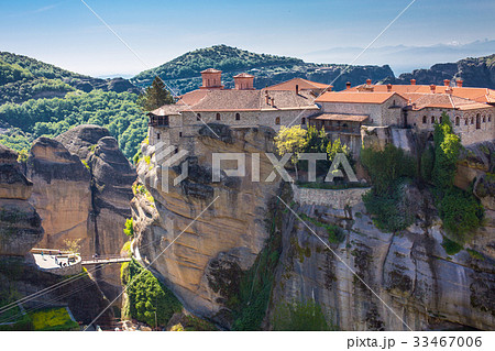 Monastery of Varlaam at Meteora rocks, Greece 33467006