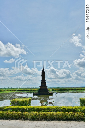 Landscape of Sukhothai Airport（タイ王国スコータイ空港の風景） 33467250