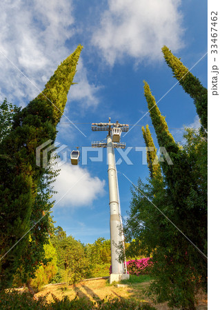 Barcelona. Cable car. Barcelona. Cable car. 33467462