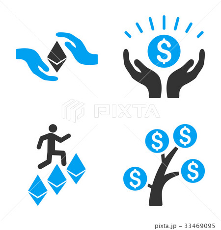 Financial Prosperity Vector Icon Set 33469095