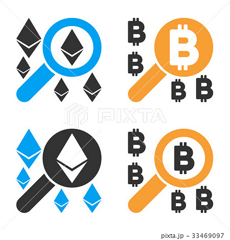 Find Cryptocurrency Vector Icon Set 33469097
