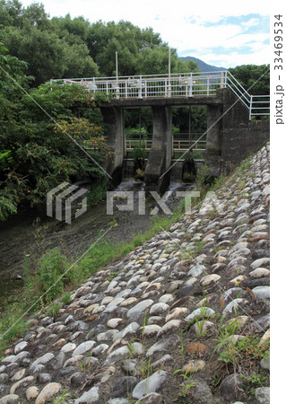 安曇野　矢原堰の頭首工 33469534