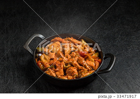 韓国料理タッカルビ　Dak galbi(Korean chicken grilled dish) 33471917