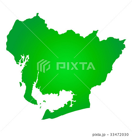 愛知県地図 33472030