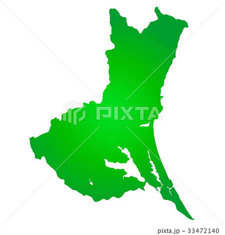 茨城県地図 33472140