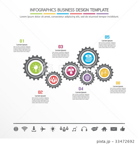 Infographics business design template Infographics business design template 33472692