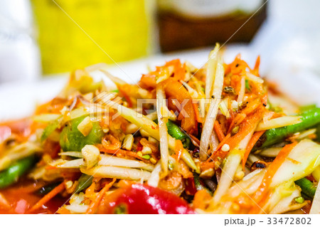 タイ、イサーン、ウドンタニの街風景　（タレーブアデーンの宿泊地） 33472802