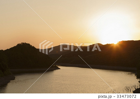 坡州市 湖 太陽 33473072
