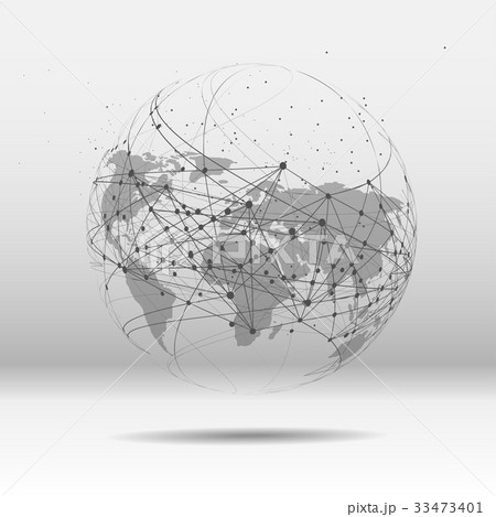 Business global network connection Business global network connection 33473401