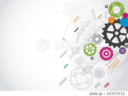 Abstract technology background 33473512