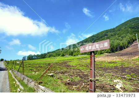 山梨県 乾徳山 大平荘から登山口手前の道 山梨県 乾徳山 大平荘から登山口手前の道 33473973
