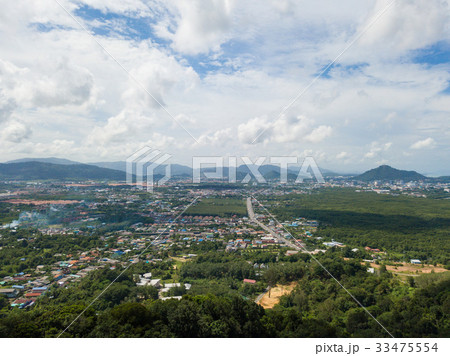 Aerial view of Phuket town, Thailand 33475554