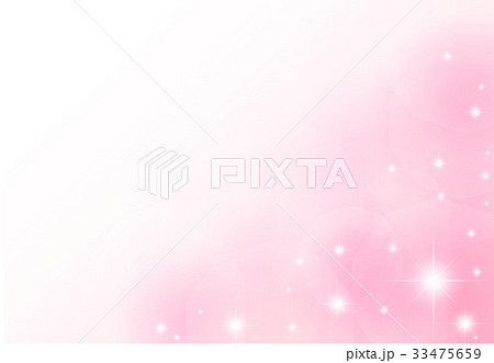ピンクキラキラ背景のイラスト素材