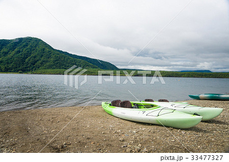 西湖（富士五湖）とカヌー 33477327