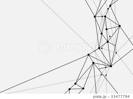 Geometric black and white technology futuristic 33477794