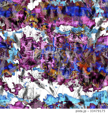 Abstract textured background.  Stone walls, woode 33479175