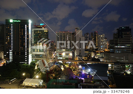 バンコク中心街の夜景 33479246